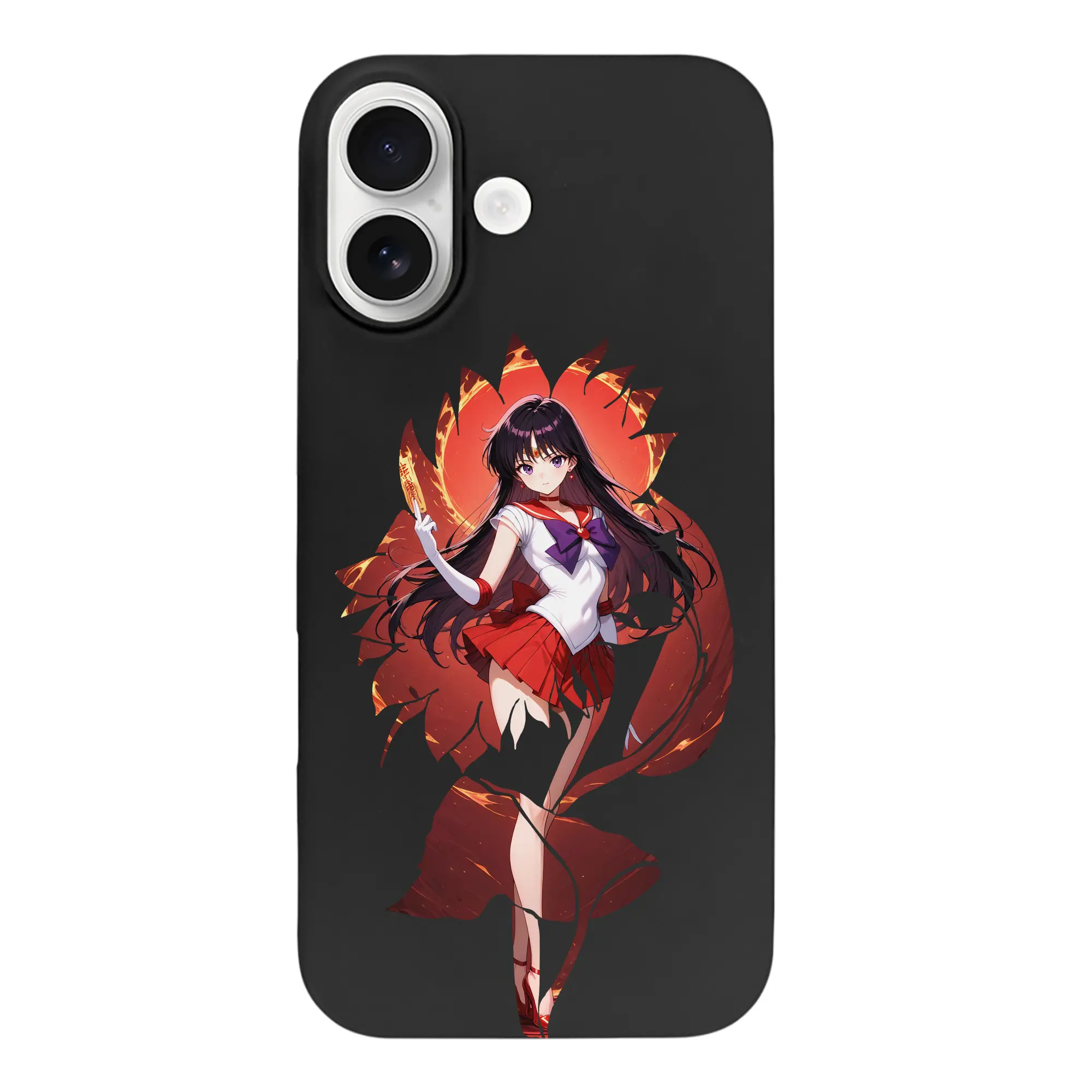 美少女戦士セーラームーン グッズ 火野 レイ - iPhone 17 シリーズ シリコンケース 薄型 耐衝撃 指紋防止 ソフトタッチカバー 精密フィット 傷防止 保護ケース iPhone 17/17 Air/17 Pro/17 Pro Max 対応